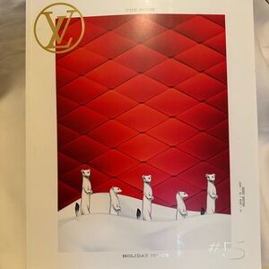 LOUIS VUITTON Holiday Issue Magazine #5 with Stickers